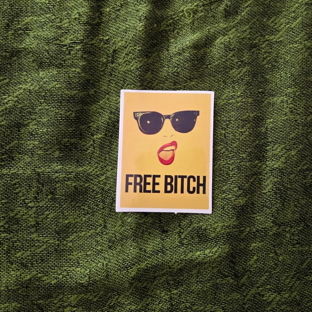 Free B*tch sticker